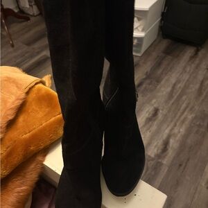 Nine West Black Over the Knee Boots